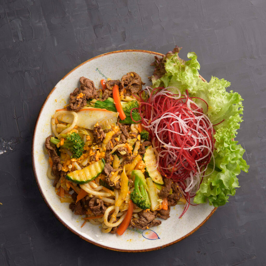Udon xào v GAO Restaurant