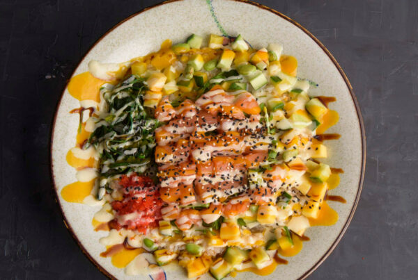poke bowl v GAO Restaurant