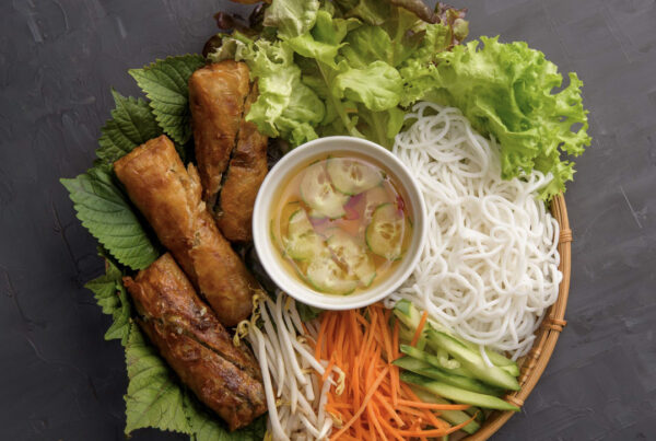 Bún chả giò